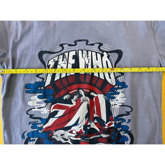 Rock and Roll Hall of Fame Inductees The Who T-Shirt Mineral Wash Gray Size M - Picture 5 of 6